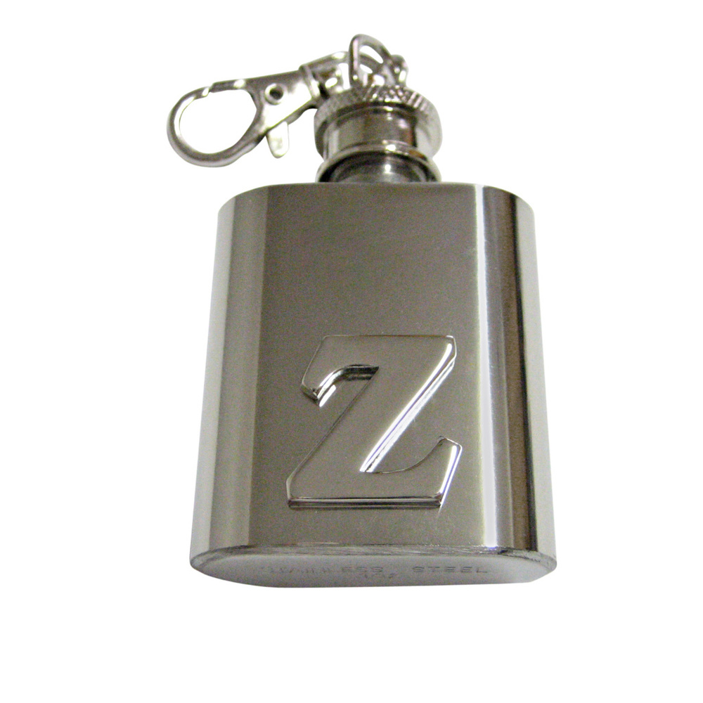 Letter Z Monogram Keychain Flask - image 1
